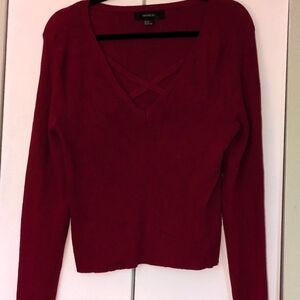 Forever 21 Deep Red Sweater